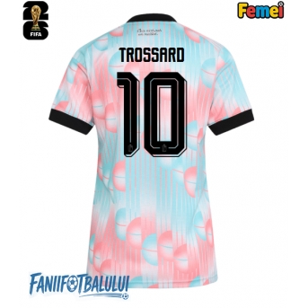 Belgia Leandro Trossard #10 Echipament de Fotbal Replică Mondial 2026 Femei Deplasare